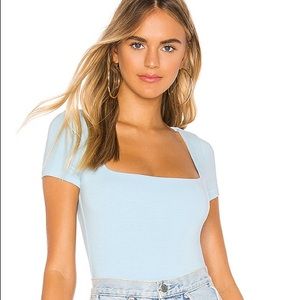 Super down Square Neck Bodysuit
